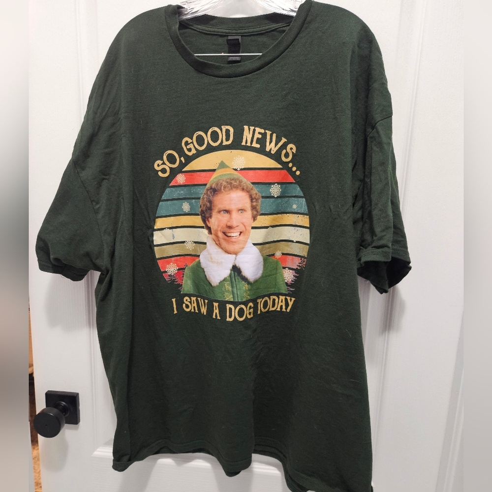 EUC Buddy The Elf T Shirt Green 3xl Xxxl Christmas Shirt